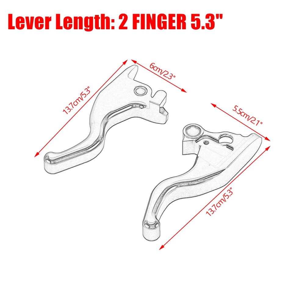 CNC Shorty Hand Control Lever Kit Brake Clutch Levers For Harley Touring Street Road Glide Custom Road King 2008-2013 - pazoma