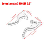 CNC Shorty Hand Control Lever Kit Brake Clutch Levers For Harley Touring Electra Glide Classic Standard Ultra Limited 08-2013 - pazoma