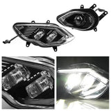 For BMW S1000RR 2015-2018 LED Headlight Assembly with Daylight Running Light DRL Plug and Play Big Improvement Over Stock Headlamp - pazoma
