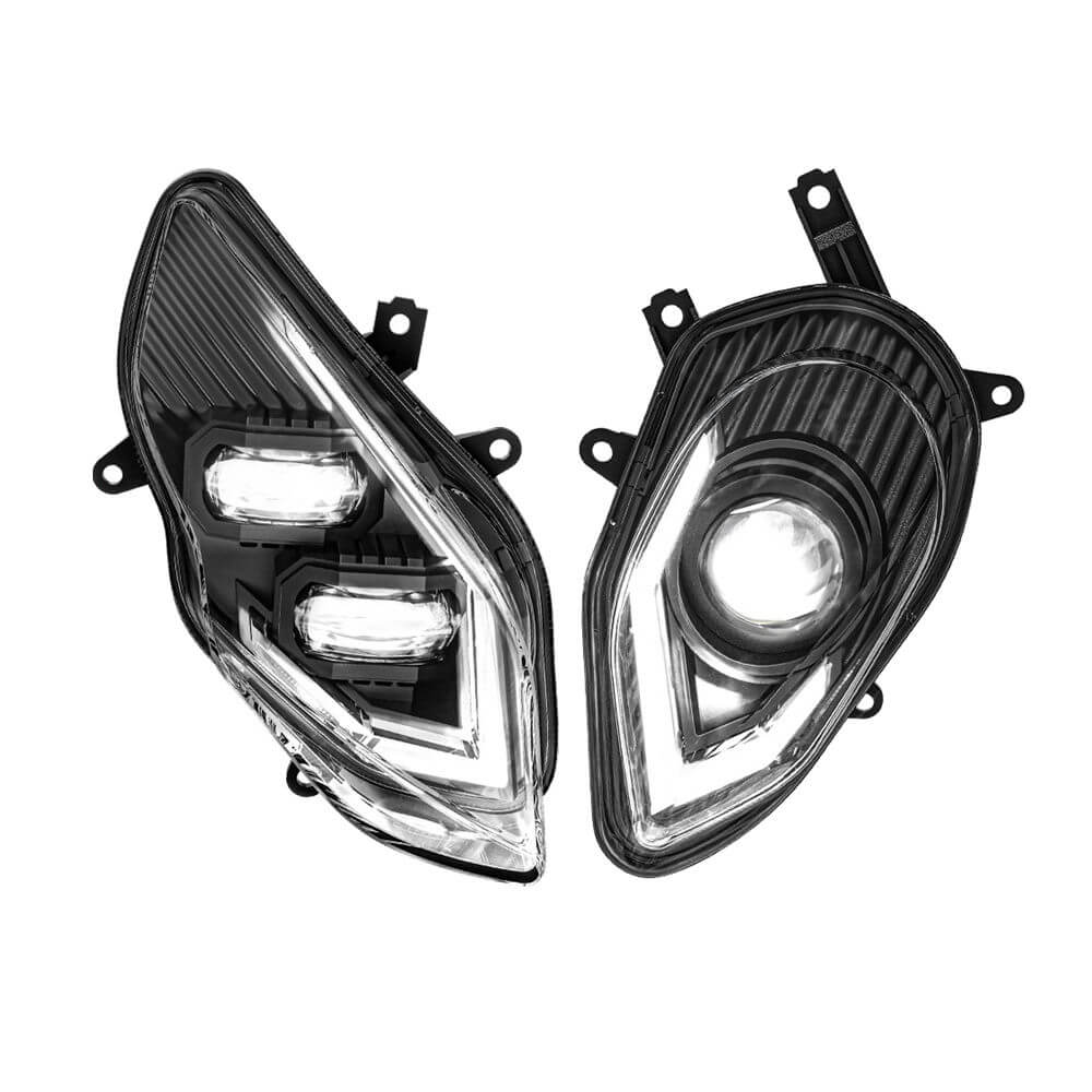 For BMW S1000RR 2015-2018 LED Headlight Assembly with Daylight Running Light DRL Plug and Play Big Improvement Over Stock Headlamp - pazoma