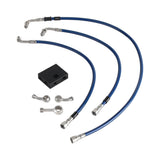 Extended Length Upper Lower Brake Line w/ABS Master Cylinder For Harley Softail Low Rider ST S Fat Bob FXDR - pazoma