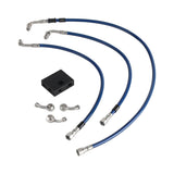 Extended Length Upper Lower Brake Line w/ABS Master Cylinder For Harley Softail Low Rider ST S Fat Bob FXDR - pazoma