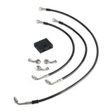 Extended Length Upper Lower Brake Line w/ABS Master Cylinder For Harley Softail Low Rider ST S Fat Bob FXDR - pazoma