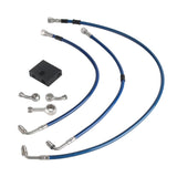 Harley Softail M8 Low Rider ST S FXLRST Fat Bob FXFB FXDRS 16-18" Handlebar Front Extended Length Upper Lower Brake Line w/ABS - pazoma