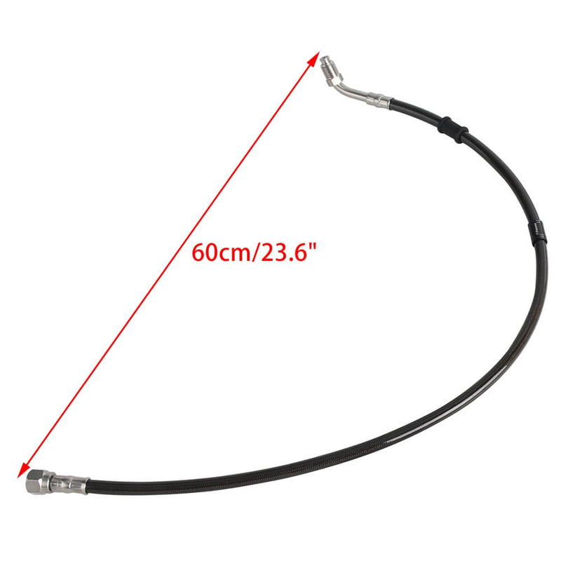 Extended Length Upper Lower Brake Line w/ABS Master Cylinder For Harley Softail Low Rider ST S Fat Bob FXDR - pazoma