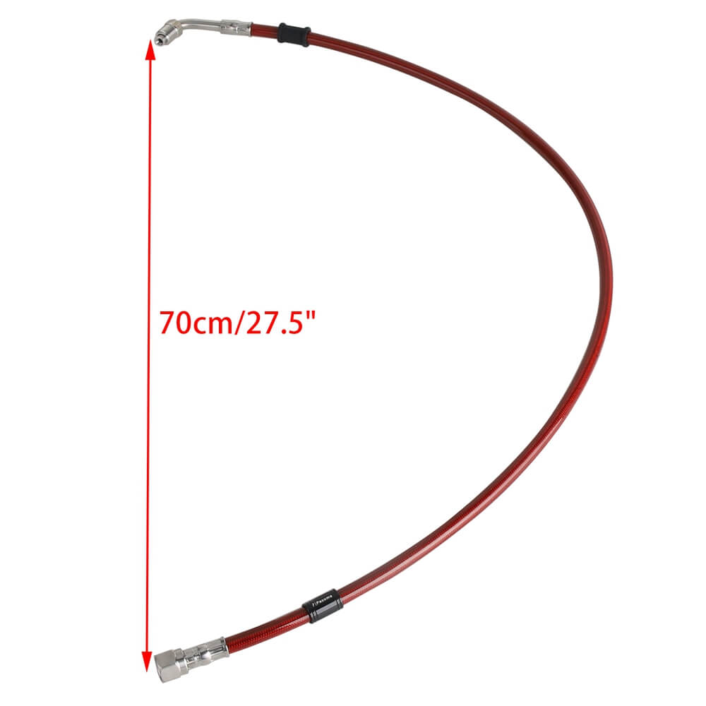 Extended Length Upper Lower Brake Line w/ABS Master Cylinder For Harley Softail Low Rider ST S Fat Bob FXDR - pazoma