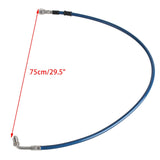 Extended Length Upper Lower Brake Line w/ABS Master Cylinder For Harley Softail Low Rider ST S Fat Bob FXDR - pazoma