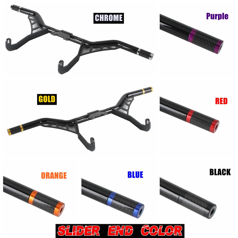 Front Highway Engine Guard Crash Bar Frame Slider Flat-Out Bar For Harley Touring Road King Road Glide Electra Street Glide FLHR FLHT 2014-24 - pazoma