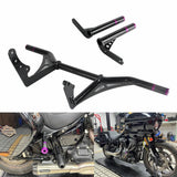 Front Highway Engine Guard Crash Bar Rear Saddlebag Guards Frame Slider For Harley Softail Low Rider ST 117 FXLRST 2022-2025