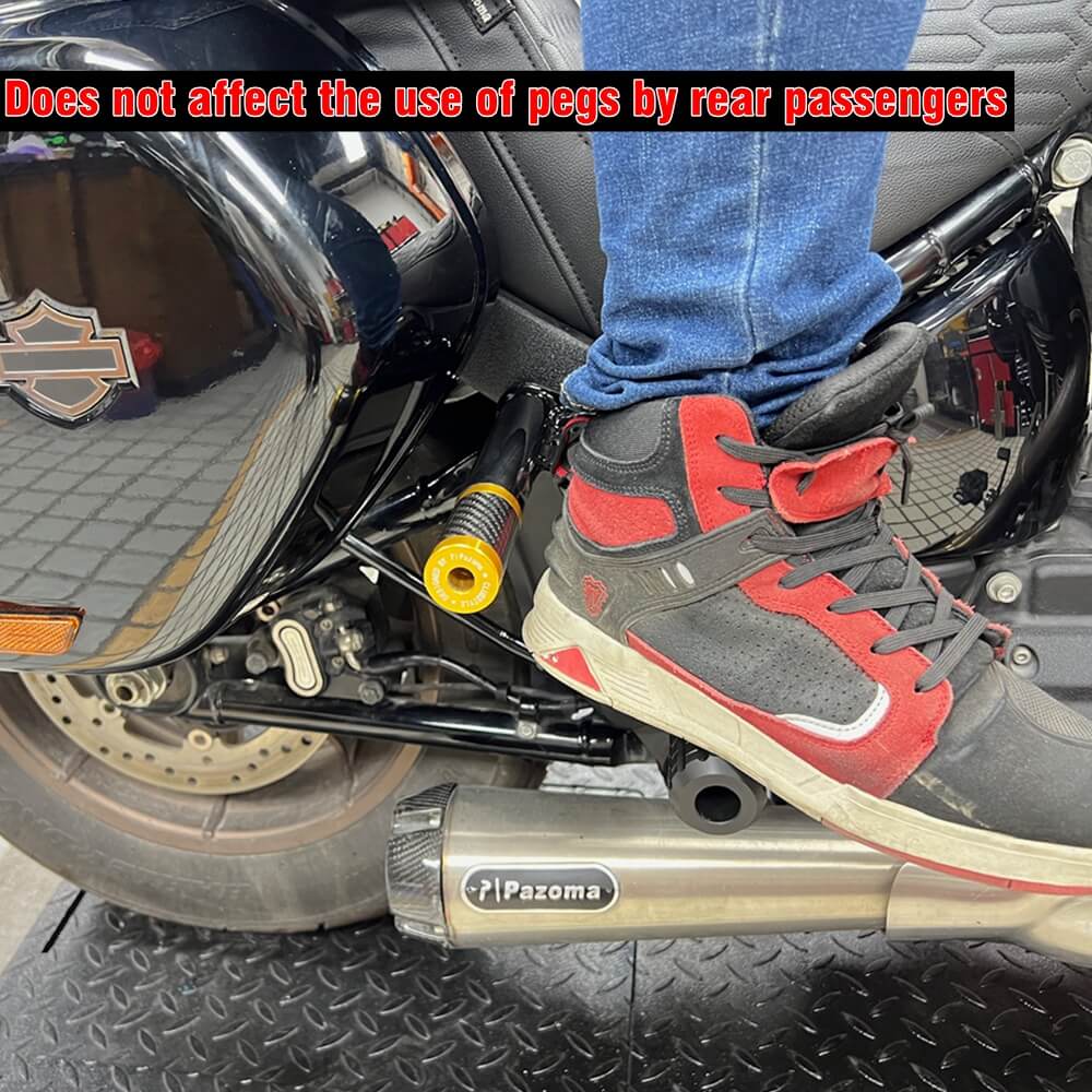 Front Highway Engine Guard Crash Bar Rear Saddlebag Guards Frame Slider For Harley Softail Low Rider ST 117 FXLRST 2022-2025 - pazoma