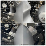 Gas Tank Lift Kit Modified Risers Bracket Height Adjustable 35-55mm For Harley Softail Street Bob FXBB 114 FXBBS Standard FXST 2018-2025 - pazoma