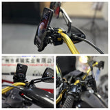 Harley Dyna low rider street bob super glide Handlebar Phone Carrier Mount Holder One-Touch Quick Lock Stand 360 Rotation Bracket - pazoma