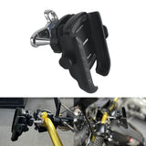 Handlebar Phone Carrier Mount Holder One-Touch Quick Lock Stand Support 360 Rotation Bracket For Harley Sportster XL 883 1200 VRSC - pazoma