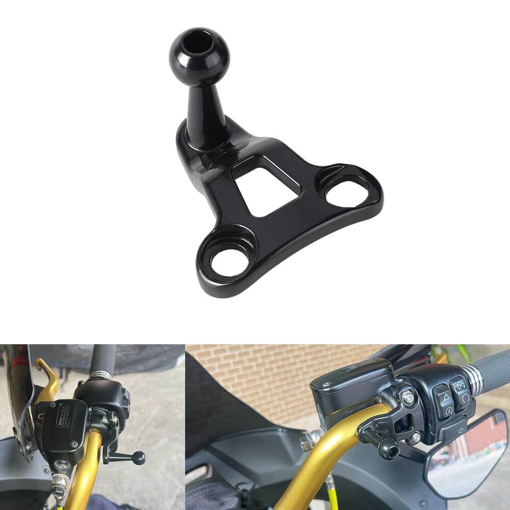 Handlebar Phone Carrier Mount Holder One-Touch Quick Lock Stand Support 360 Rotation Bracket For Harley Sportster XL 883 1200 VRSC - pazoma