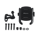 Harley Dyna Softail Touring Trike Sportster Phone Carrier Mount Holder w/Vibration Dampener Get Your Phone in 1 s Quick Lock Stand Bracket - pazoma