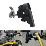 Harley Dyna low rider street bob super glide Handlebar Phone Carrier Mount Holder One-Touch Quick Lock Stand 360 Rotation Bracket - pazoma