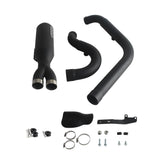 Harley M8 Softail 2 into 1 Big Bore Full Exhaust System Stainless Steel Muffler Low Rider S ST Fat Street Bob Standard Slim Deluxe FXLR '18-Up - pazoma
