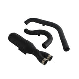 Harley M8 Softail 2 into 1 Big Bore Full Exhaust System Stainless Steel Muffler Low Rider S ST Fat Street Bob Standard Slim Deluxe FXLR '18-Up - pazoma