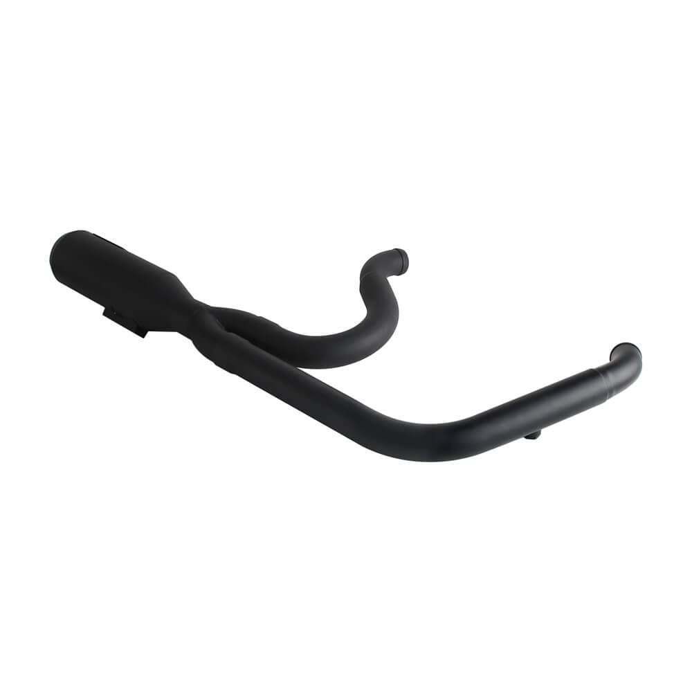 Harley M8 Softail 2 into 1 Big Bore Full Exhaust System Stainless Steel Muffler Low Rider S ST Fat Street Bob Standard Slim Deluxe FXLR '18-Up - pazoma