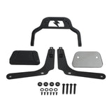 Harley M8 Softail Heritage Classic FLHCS Hydra-Glide Revival FLI Club Style Passenger Backrests Low profile Fixed Mini Sports Sissy Bar 18- - pazoma