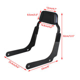 Harley M8 Softail Heritage Classic FLHCS Hydra-Glide Revival FLI Club Style Passenger Backrests Low profile Fixed Mini Sports Sissy Bar 18- - pazoma