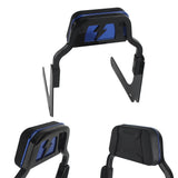 Harley M8 Softail Heritage Classic FLHCS Hydra-Glide Revival FLI Club Style Passenger Backrests Low profile Fixed Mini Sports Sissy Bar 18- - pazoma