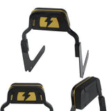 Harley M8 Softail Heritage Classic FLHCS Hydra-Glide Revival FLI Club Style Passenger Backrests Low profile Fixed Mini Sports Sissy Bar 18- - pazoma