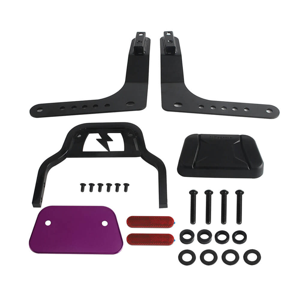 Club Style Backrests Low profile Fixed Mini Sports Sissy Bar Kit For Harley M8 Softail Low Rider S FXLR FXLRS 2018+ - pazoma