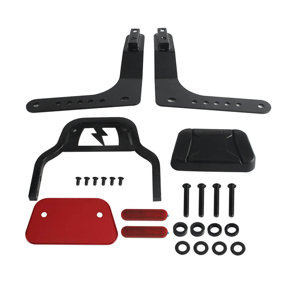 Club Style Backrests Low profile Fixed Mini Sports Sissy Bar Kit For Harley M8 Softail Low Rider S FXLR FXLRS 2018+ - pazoma