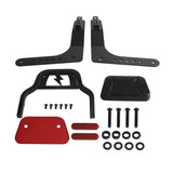 Club Style Backrests Low profile Fixed Mini Sports Sissy Bar Kit For Harley M8 Softail Low Rider S FXLR FXLRS 2018+ - pazoma