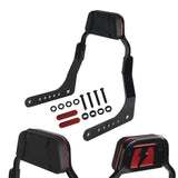 Harley M8 Softail Low Rider S FXLR FXLRS Low profile Fixed Mini Sports Sissy Bar Kit Club Style Backrests 2018-2025 - pazoma