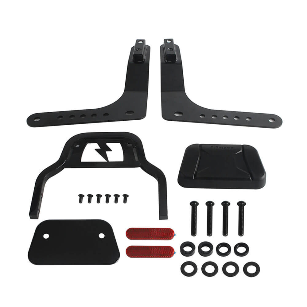 Harley M8 Softail Low Rider S FXLR FXLRS Low profile Fixed Mini Sports Sissy Bar Kit Club Style Backrests 2018-2025 - pazoma