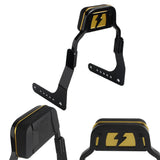 Harley M8 Softail Low Rider ST FXLRST FXRST Sport Glide FLSB Club Style Passenger Backrests Low profile Fixed Mini Sports Sissy Bar Kit 18-up - pazoma