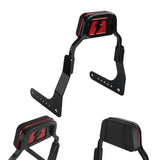 Harley M8 Softail Low Rider ST FXLRST FXRST Sport Glide FLSB Club Style Passenger Backrests Low profile Fixed Mini Sports Sissy Bar Kit 18-up - pazoma