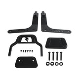 Harley M8 Softail Low Rider ST FXLRST FXRST Sport Glide FLSB Club Style Passenger Backrests Low profile Fixed Mini Sports Sissy Bar Kit 18-up - pazoma