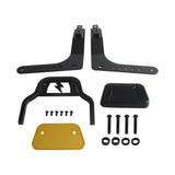 Harley M8 Softail Low Rider ST FXLRST FXRST Sport Glide FLSB Club Style Passenger Backrests Low profile Fixed Mini Sports Sissy Bar Kit 18-up - pazoma