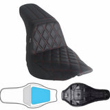 Harley M8 Softail Low Rider ST S Sport Glide FLSB FXLR FXLRS FXLRST 117 18-2025 LS Step 2-Up Gel Pad Seat - pazoma