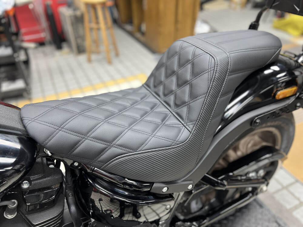 Upgrade Your Ride Performance For Harley Softail Low Rider ST S Sport Glide FLSB FXLR FXLRS FXLRST LS Step 2-Up Gel Pad Seats 2018- - pazoma