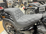 Harley M8 Softail Low Rider ST S Sport Glide FLSB FXLR FXLRS FXLRST 117 18-2025 LS Step 2-Up Gel Pad Seat - pazoma