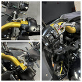 Harley Softail Fat Boy Bob Deluxe Heritage Handlebar Phone Carrier Mount Holder One-Touch Quick Lock Stand 360 Rotation Bracket