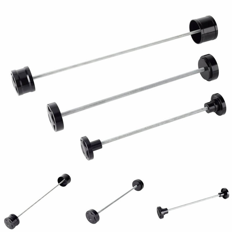 Harley Nightster Special 975 RH975 RH975S CNC Front Rear Wheel Axle Middle Swingarm Pivot Bolt Covers 2022-2024 Black - pazoma