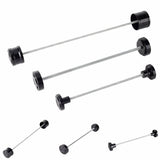 Harley Nightster Special 975 RH975 RH975S CNC Front Rear Wheel Axle Middle Swingarm Pivot Bolt Covers 2022-2024 Black