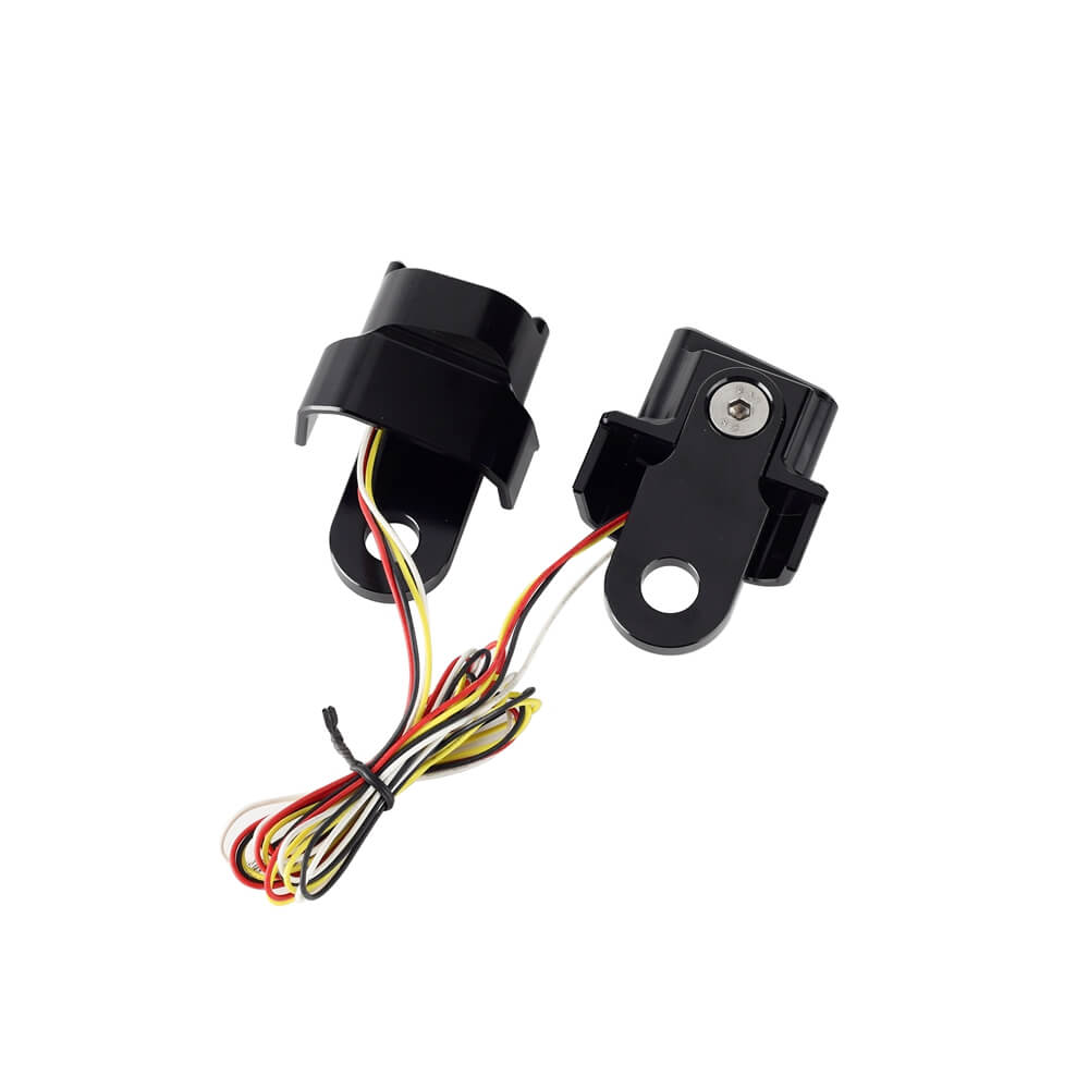 Harley Nightster 975 RH975 Strut Stripe LED 3 in 1 Turn Signals Tail Light & Brake light Rear Blinker Indicators 2022-2025 CNC Black - pazoma