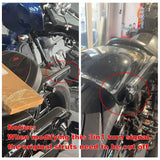 Harley Nightster 975 RH975 Strut Stripe LED 3 in 1 Turn Signals Tail Light & Brake light Rear Blinker Indicators 2022-2025 CNC Black - pazoma