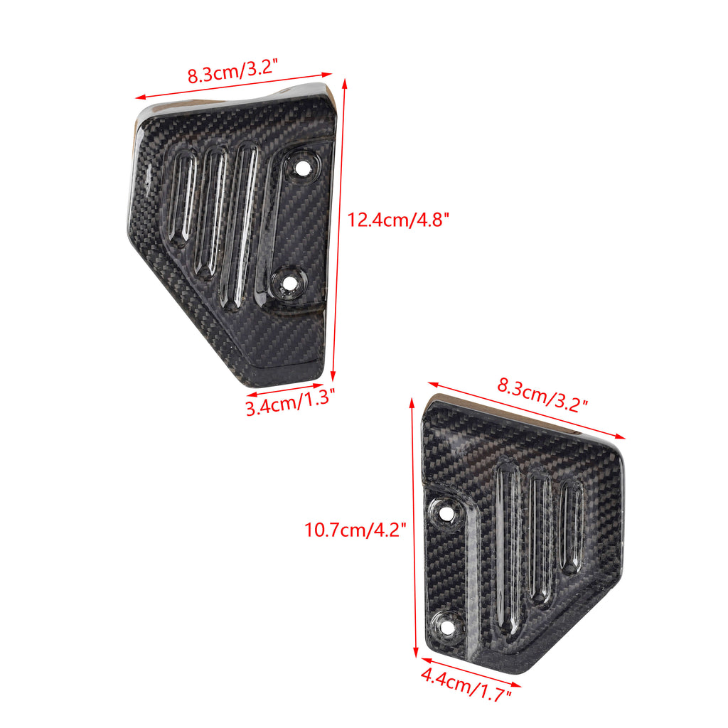 Harley Pan America 1250 ST Special CVO RA1250SE RA1250S RA1250ST RA1250 Carbon Fiber Side Heel Guards Protection Left and Right 2021-2025 - pazoma