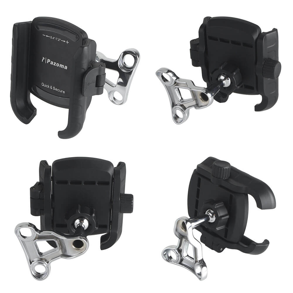 Harley Pan America Sportster S Nightster RA1250S RH1250S RH975 Phone Carrier Mount Holder One-Touch Quick Lock Stand 360 Rotation - pazoma