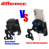 Harley Dyna Softail Touring Trike Sportster Phone Carrier Mount Holder w/Vibration Dampener Get Your Phone in 1 s Quick Lock Stand Bracket - pazoma