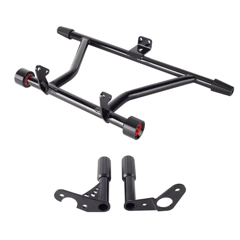 HD Softail Standard Street Bob Low Rider FXLR FXBB FXST Front Rear Highway Peg High 2 Step Engine Guard Crash Bar Passenger Peg Frame Slider - pazoma