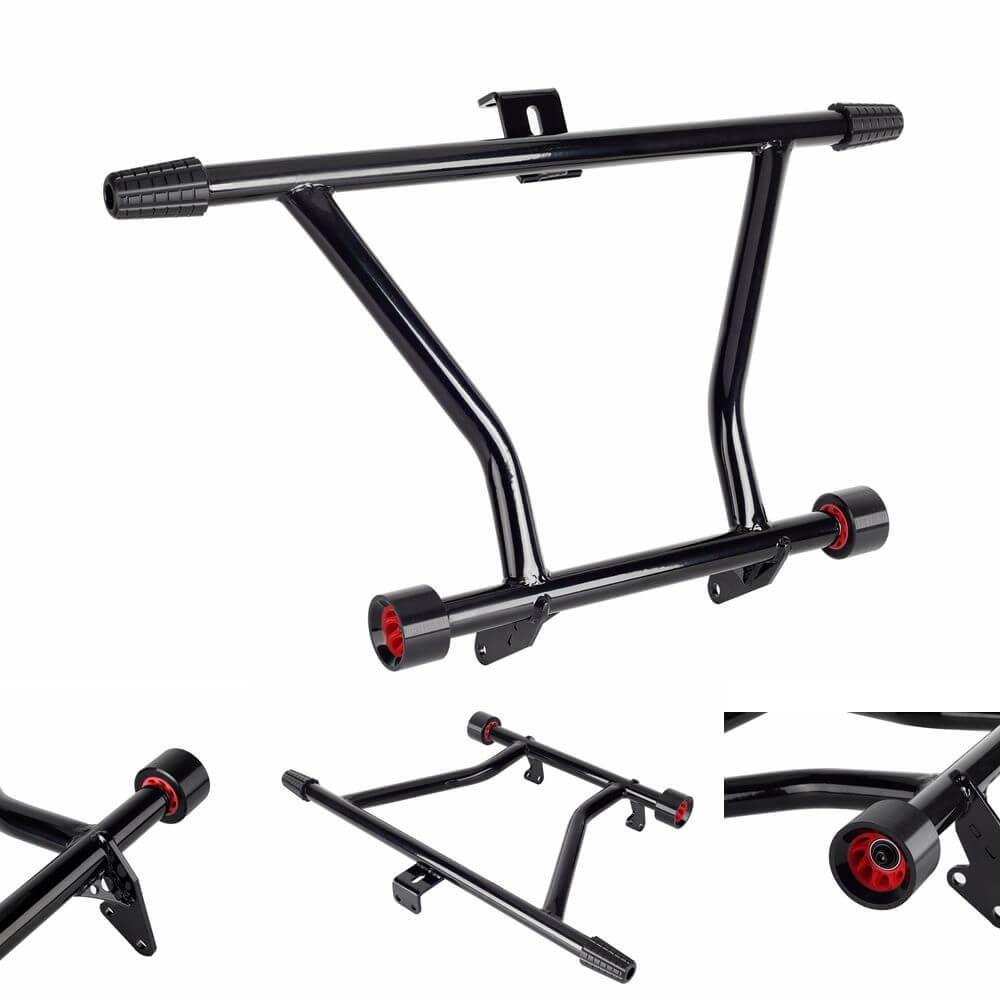 HD Softail Standard Street Bob Low Rider FXLR FXBB FXST Front Rear Highway Peg High 2 Step Engine Guard Crash Bar Passenger Peg Frame Slider - pazoma