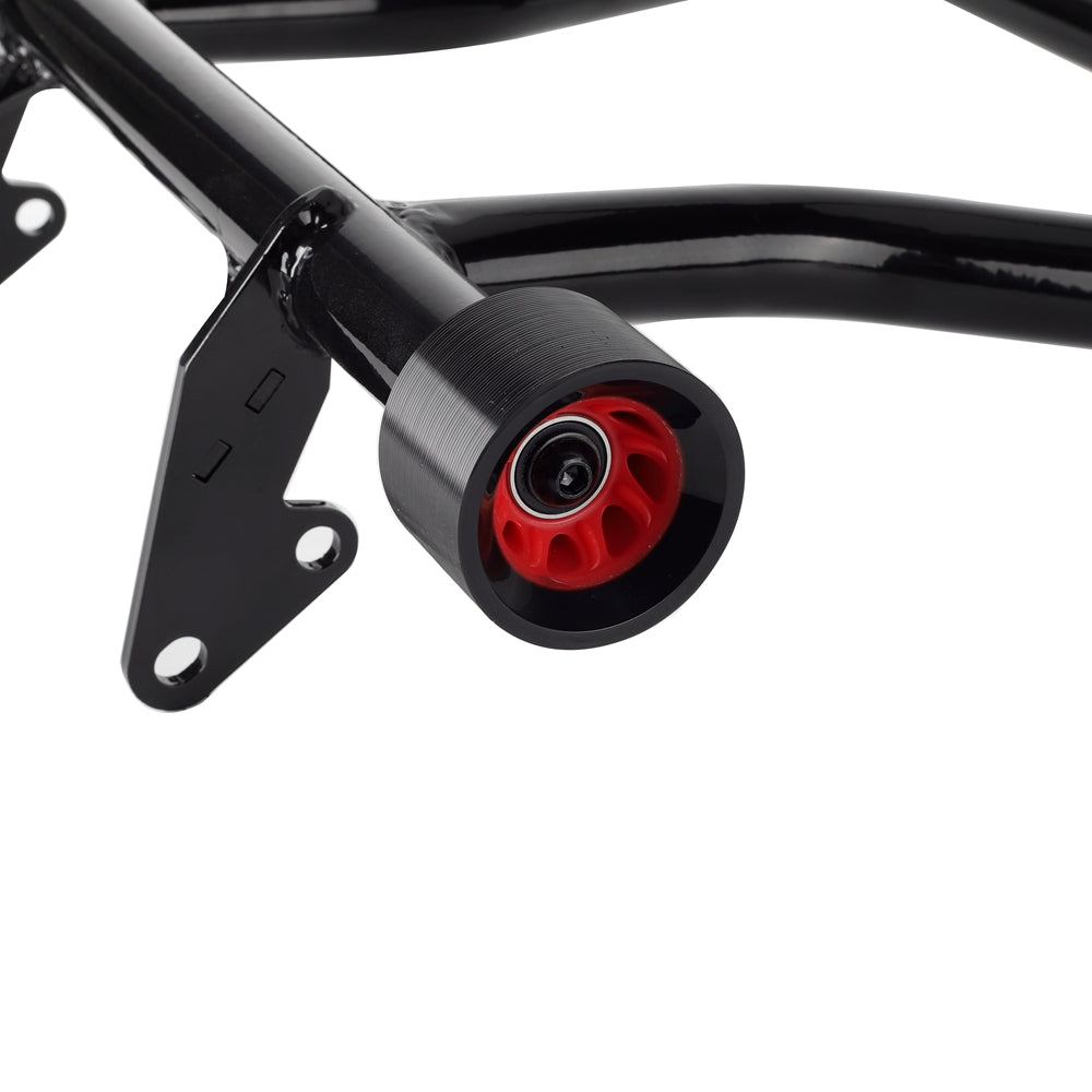 HD Softail Standard Street Bob Low Rider FXLR FXBB FXST Front Rear Highway Peg High 2 Step Engine Guard Crash Bar Passenger Peg Frame Slider - pazoma